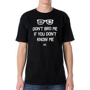 Casual Industries Don't Bro Me Graphic Tee